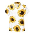 thumbnail image 4 of Cameland T-Shirt à Manches Courtes Décontracté d'Été pour Femmes, à Boutons, Col Rond, Chandail Blouse Hauts, 4 of 5