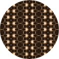 thumbnail image 1 of Ahgly Company Machine Washable Indoor Round Transitional Light Brown Area Rugs, 6' Round, 1 of 7
