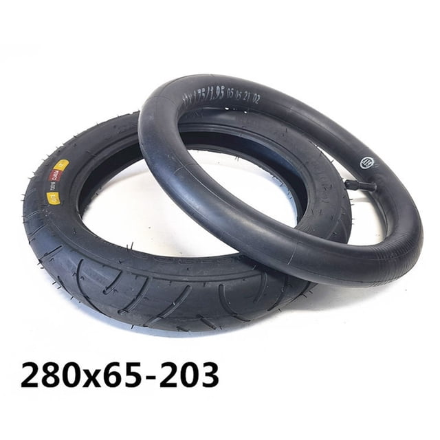 Bgsha 280X65-203 12inch Inner Outer Tires Electric Scooters Rear Tyre Inner Tube Baby Stroller Inside And Outside Baby Tricycle Rubber