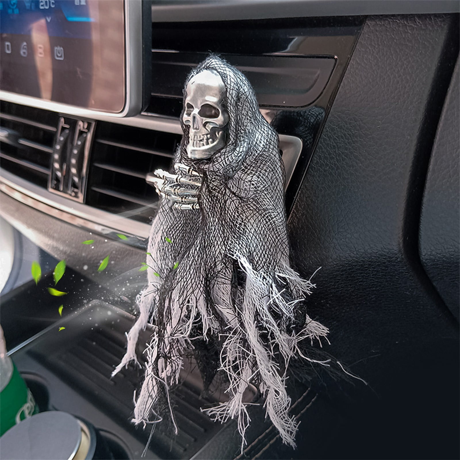 Car Charm Skull EGNMCR Car Gadgets Gifts, Car Accessories Skull Car Aromatherapy Halloween  Gift Car Outlet Solid Perfume Interior Decoration Halloween aromatherapy 