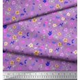 thumbnail image 3 of Soimoi Polyester Crepe Fabric Flower Watercolor Print Fabric by The Yard 42 Inch Wide, 3 of 3