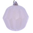 thumbnail image 1 of Vickerman MC190811D Boule Facettée Blanche Pailletée 5 Po. - 3 par Sac, 1 of 1