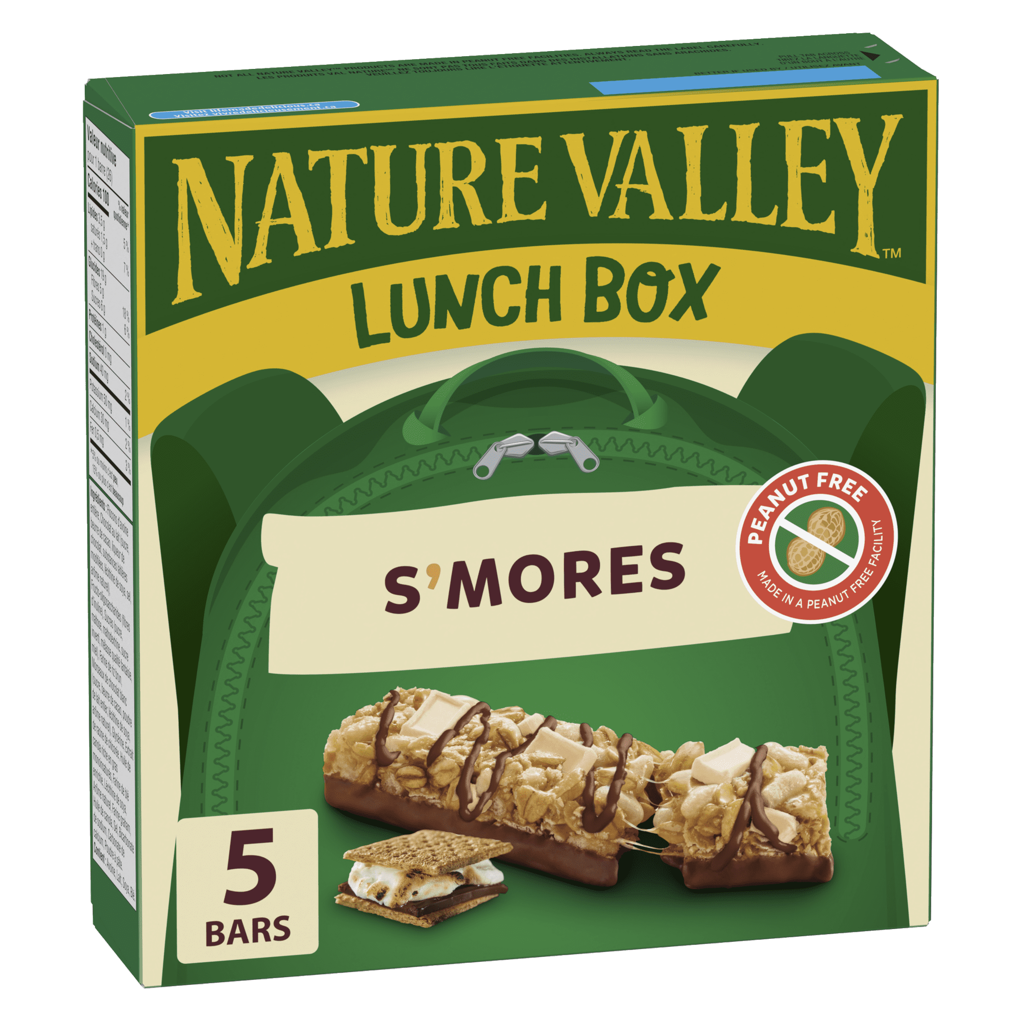Nature Valley Lunchbox Granola Bars, S'mores, Peanut-Free, Kids