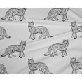 thumbnail image 4 of oneOone Polyester Lycra Fabric Fox Block Print Fabric BTY 56 Inch Wide, 4 of 4