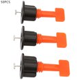 thumbnail image 4 of 50X Réutilisable Plat Céramique Mur Construction Outils Tuile Nivellement Système Kit, 4 of 8