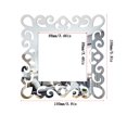 thumbnail image 3 of Acrylic Mirror Wall Plate Sticker | Square Self-Adhesive Decorative Switch Cover | 5.9x5.9 in | Removable Durable Acrylic Sheet | Modern Reflective Panel | Home Office Decor | Silver Gold Options, 3 of 6