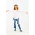 thumbnail image 2 of CHASER GIRLS Shirttail Top FLARED SLEEVES White ( 4 ), 2 of 2