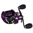 thumbnail image 1 of PROBEROS PROBEROS W10 Moulinet de Pêche Micro, Gaucher, Chat Noir-Violet, 4+1 Roulements BB, Rapport de Transmission 7,2:1, Traîne Max 10 kg, Construction en Nylon, Plusieurs Options de Couleur, 1 of 7