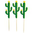 thumbnail image 1 of Coxeer Cake Topper Set Felt Plant Cute Cake Pick Cupcake Decoration Stick for Birthday, 1 of 10