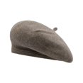 thumbnail image 2 of Béret pour Femme Automne Hiver Léger Respirant Mode Bonnet Uni, 2 of 3