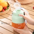 thumbnail image 4 of Electric Juicer Mini Portable Blender Cup 10 Cups USB Rechargeable for Outdoor Sports Water Bottle with Double Lid, 4 of 7