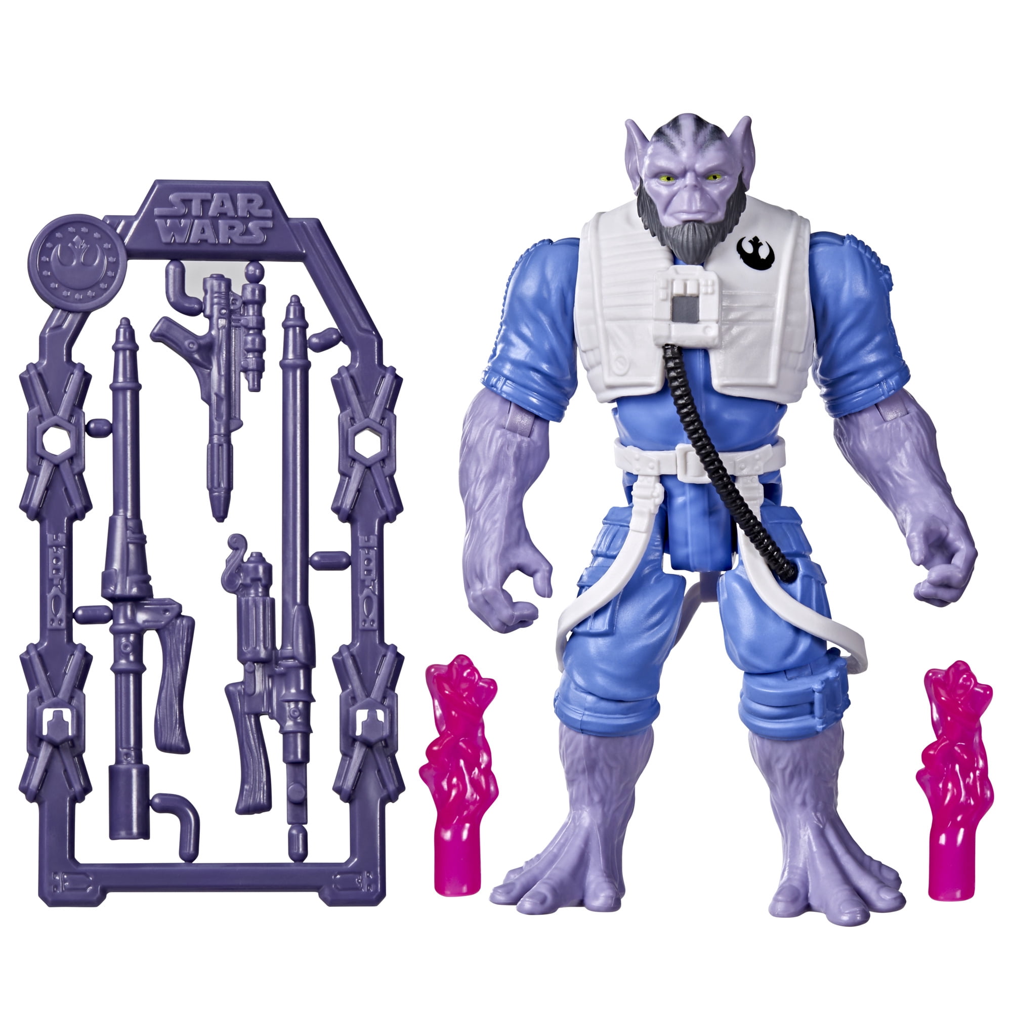 Star Wars ActionVerse Zeb Orrelios 4.5 Inch Action Figure & Accessories