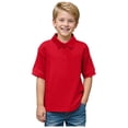 thumbnail image 1 of Splozh Vêtements pour Garçons Été Manches Courtes Col Rond Basique Mode Garçons T-Shirt à Manches Courtes pour Enfants Chemise en Coton pour Enfants, Rouge, 9-10 Ans, 1 of 5