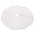 thumbnail image 3 of SnowWhite Xmas Tree Skirt, Wide Use Dense Christmas Tree Plush Skirt Excellent Structure Sophisticated  For Holiday Decorations L, 3 of 8