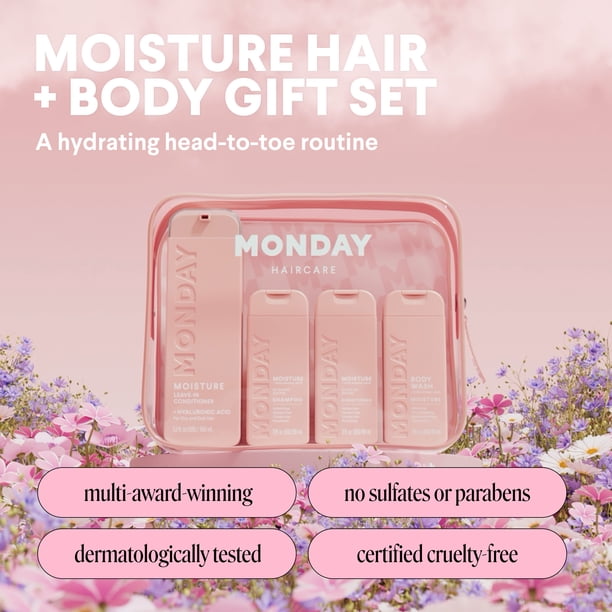 MONDAY Haircare MOISTURE Hair + Body Gift Set with MOISTURE