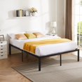 thumbnail image 3 of VECELO 16' Queen Size Metal Platform Bed Frame, Black, Queen, 3 of 8