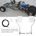 thumbnail image 4 of Pédales d'Accélérateur de Frein Go Kart, Ressort de Rappel de Pédale de Frein Haute Résistance 1 Paire Simple Installer Léger pour 196cc 6.5hp Route, 4 of 8