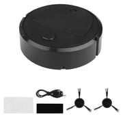 Robot Vacuum Cleaner with Mopping Function USB Rechargeable 3.7 V 500 mAh Battery 16 cm x 16 cm x 5 cm Compact Design for Hard Floors