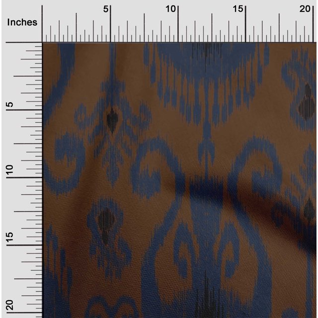 oneOone Cotton Flex Fabric Ethnic Ikat Printed Craft Fabric BTY 40 Inch Wide