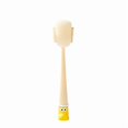 thumbnail image 1 of Silicone Bottle Brush 5 In 1 Long Handle Cup Cleaning Tool with Straw Cleaner Yellow for Kitchen, 1 of 2