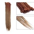 thumbnail image 2 of Rallonge Dreadlock Ombrée pour Cheveux Hip-Hop Synthétique Résistante à la Chaleur Crochet Tressage Fait Main Rallonge Torsadée Tressage pour Femmes Brun Foncé 20”-35 g, 2 of 6