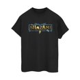 thumbnail image 1 of DC Comics Femmes Shazam Fury des Dieux Logo d'Or Coton Petit Ami T-Shirt, 1 of 1