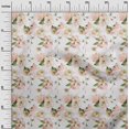 thumbnail image 2 of oneOone Rayon Peach Fabric Florals Craft Projects Decor Fabric Printed By The Yard 56 Inch Wide-J62, 2 of 5