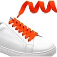 thumbnail image 3 of Solid Flat Shoelaces Hollow Thick Athletic Shoe Laces Strings 2 Pair, 3 of 7