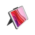 thumbnail image 4 of Logitech Combo Touch trackpad case for iPad (7th, 8th, & 9th gen) with precision trackpad, laptop-like backlit keyboard, 4 of 7