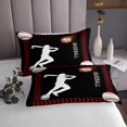 thumbnail image 3 of Baseball Quilt Set Baseball Bat Bedspread Set Twin,European Sports Ball Coverlet Set Hobby Activity Player Quilted,Competitive Game Room Decor, 3 of 3