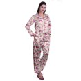 thumbnail image 2 of Moomaya Short de Pyjama avec Poches pour Femmes Pyjama Imprimé Nuisette, 2 of 6
