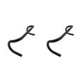 thumbnail image 2 of Transemion Aluminum Alloy Road Bicycle Swallow-Shaped Handlebar For Improved Performance Aluminum Alloy Bike Riser Handlebar black 2Set, 2 of 6