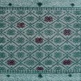 thumbnail image 1 of Ahgly Tapis d'Intérieur Carré Abstrait Bleu Foncé Gris Bleu, 8 Pieds Carré, 1 of 6