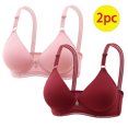 thumbnail image 2 of Timegard 2pc Push up Bras for Women Full Coverage Adjustable Strap Wirefree Comfortable Everyday Bralette, 2 of 5