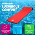 thumbnail image 3 of TRC Recreation Splash 1.25" Thick Foam Swimming Pool Float Lounger Mat, Red, 3 of 11