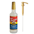 thumbnail image 1 of Torani Almond (Orgeat) Flavoring Syrup Plastic 750 mL Bonus Squeeze Pump – Premium Marzipan Almond & Tropical Citrus Barista Café Syrup, Pure Cane Sugar Formula, Shatterproof PET Bottle, 1 of 2