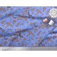 thumbnail image 2 of Soimoi Rayon Fabric Insect,Leaves & Flower Floral Print Fabric by The Yard 42 Inch Wide, 2 of 2