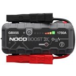 NOCO Boost X GBX55 1750A 12V UltraSafe Démarreur de saut au lithium portable, Booster de batterie de voiture, USB-C Chargeur de banque de puissance et câbles de saut pour moteurs diesel jusqu'à 7,5 litres et 5,0 litres