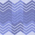 thumbnail image 1 of Ahgly Company Tapis de Zone Lavable en Machine Carré Transitionnel Jeans Bleu, 7 Pieds Carré, 1 of 7
