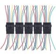 thumbnail image 2 of 5Pcs Manière Connecteur Électrique de Voiture Imperméable Anti-Flaming Résistant Antioxydant Connecteur de Fil Automobile6p, 2 of 8