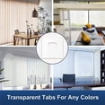 thumbnail image 3 of YOPTOP Vertical Blind Repair Tabs  Clear Blind Fixers  Vertical Blind Repair Vane Savers - Environmentally Friendly Blinds Replacement Slats & Parts for Windows,30pcs, 3 of 6