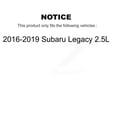 thumbnail image 2 of Transit Auto Front Coated Drilled Slotted Disc Brake Rotors and Ceramic Pads Kit for Car 2016-2019 Subaru Legacy 2.5L KDA-100418, 2 of 11