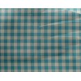 thumbnail image 4 of oneOone Georgette Viscose Turquoise Blue Fabric Check Check Sewing Craft Projects Fabric Prints By Meter 42 Inch Wide, 4 of 4