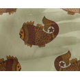 thumbnail image 4 of oneOone Georgette Viscose Fabric Fish Block Print Fabric By Yard 42 Inch Wide, 4 of 4