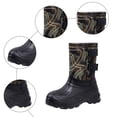 thumbnail image 3 of Work Boots for Men Puncture Proof with Steel Toe Waterproof Non Slip Mid Calf Hunting Rubber Boots for Outdoor Manufacturing Construction Farming, 3 of 5