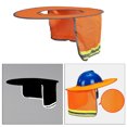 thumbnail image 2 of serony Hard Hat Sunshade Neck Shield Neck Sun Shade Protector Fluorescent Orange, 2 of 9