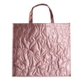 thumbnail image 1 of Walmart Large Quilted Reusable Shopping Bag, Grocery Tote Bag, Pink, 1 of 7