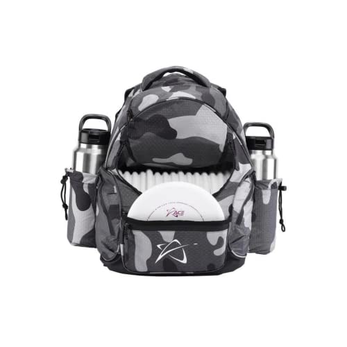 Prodigy Disc BP-3 V3 Disc Golf Backpack - Golf Travel Bag - Holds 17+ Discs Plus Storage - Tear and Water Resistant - Great for Beginners - Affordable Golf Bag (Gray Camo)