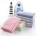 thumbnail image 1 of Funie Soft Plaid Absorbent Kitchen Table Dishcloth Cotton Cleaning Cotton Tea Towel, 1 of 1
