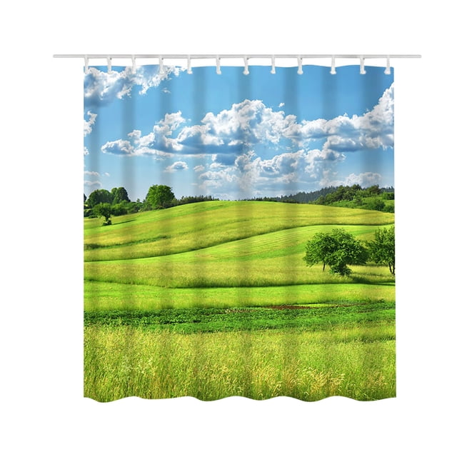 CEHVOM Printed Shower Curtain Polyester Waterproof And Mildew-proof Bathroom Waterproof And Mildew-proof Partition Curtain 150X180CM Clearance